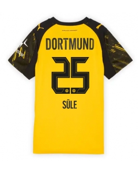 Billige Fotballdrakt Borussia Dortmund Niklas Sule #25 Replika Hjemmedrakt Dame 2025-26 Kortermet Billige Fotballdrakt Borussia Dortmund Niklas Sule #25 Replika Hjemmedrakt Dame 2025-26 Kortermet